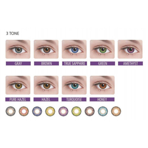 Цветные линзы Adria Color 3 Tone (2 линзы)-1