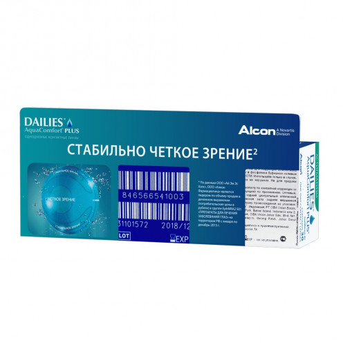 Контактные линзы Dailies Aquacomfort Plus Astigmatism 30 линз-2