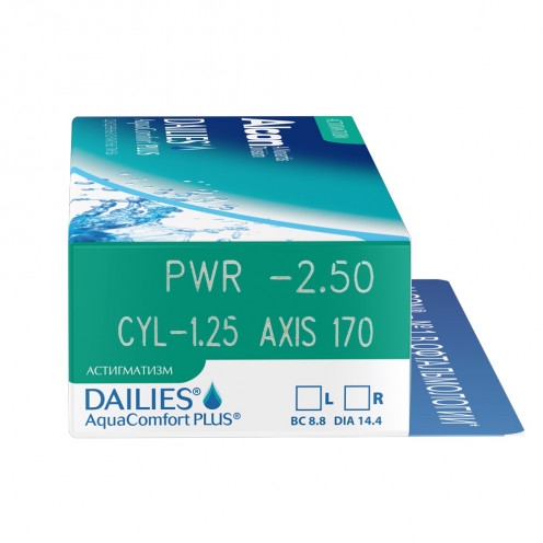 Контактные линзы Dailies Aquacomfort Plus Astigmatism 30 линз-1