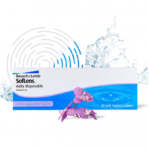 Контактные линзы Soflens daily disposable (30 линз)