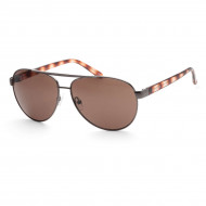 CALVIN KLEIN Gunmetal Havana Aviator