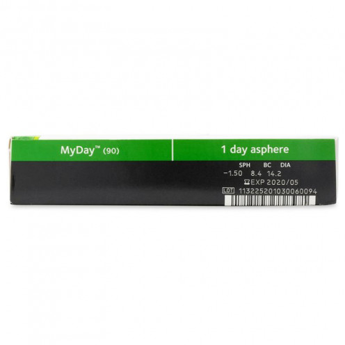 Контактные линзы MyDay Daily Disposable (90 линз)-1