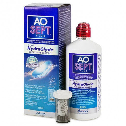 Раствор Aosept Plus Hydraglyde (360 мл)